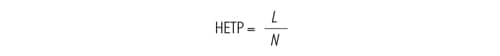 HETP simplified equation