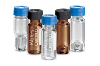 Vials combine neutral glass for low adsorption of small molecules with very few background masses detected by MS