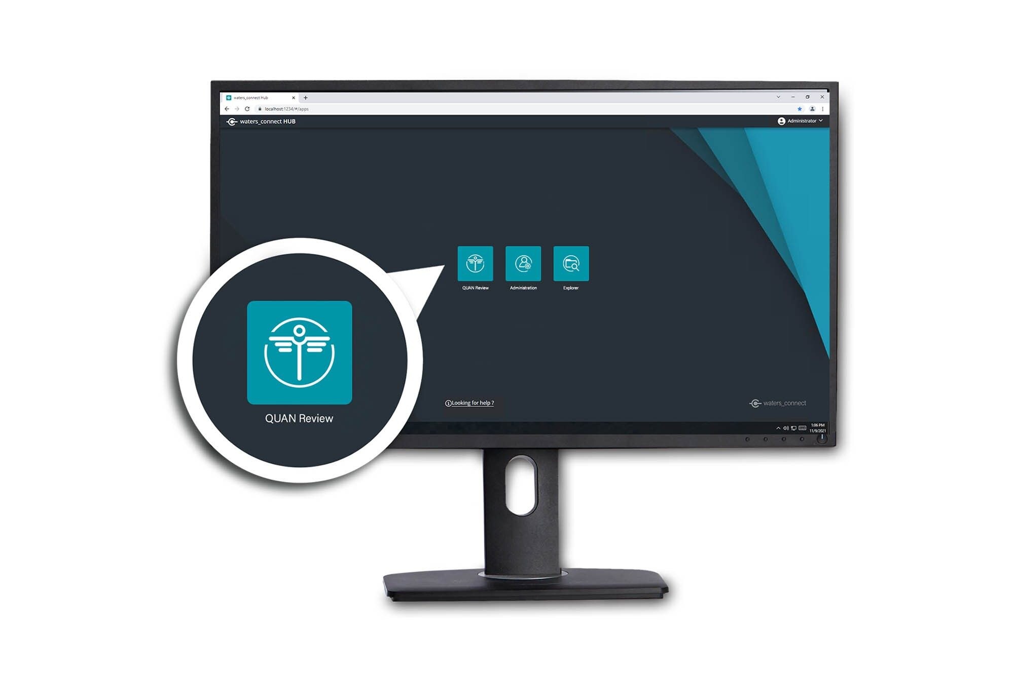 The QUAN Review application is integrated into waters_connect for RIL processing software to provide maximum data integrity, and efficient data processing workflow for research, investigations and laboratories.