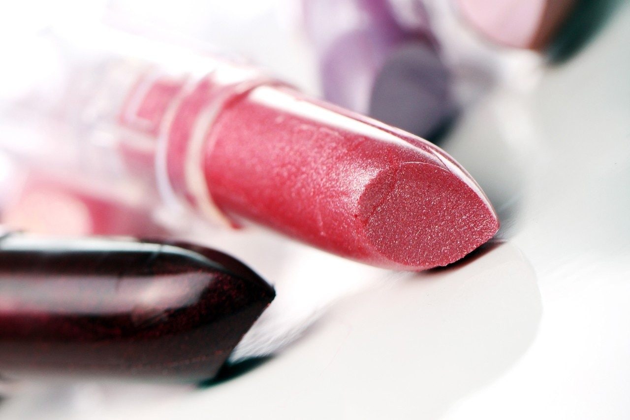 Close up of lipsticks