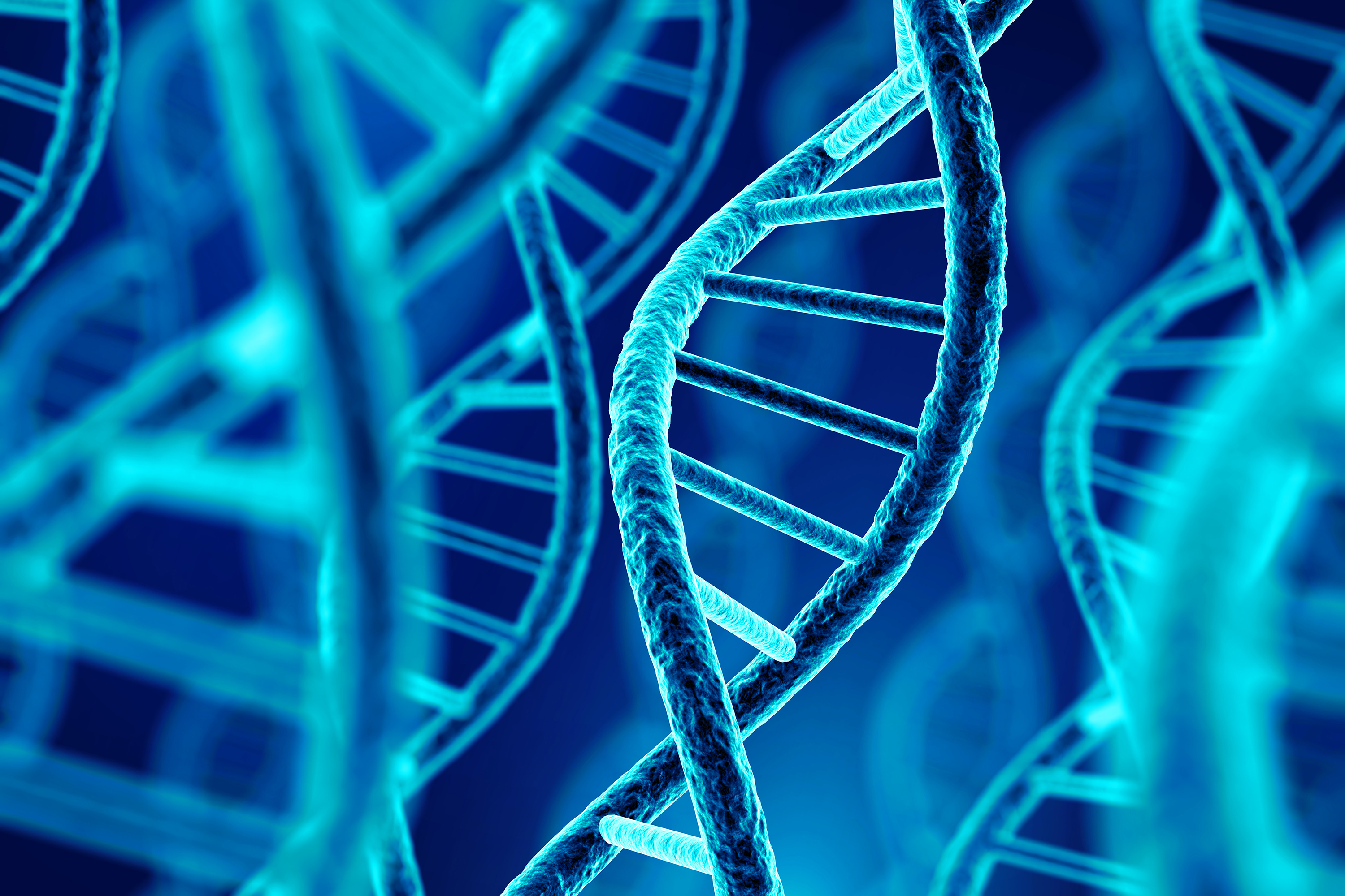 DNA molecule spiral