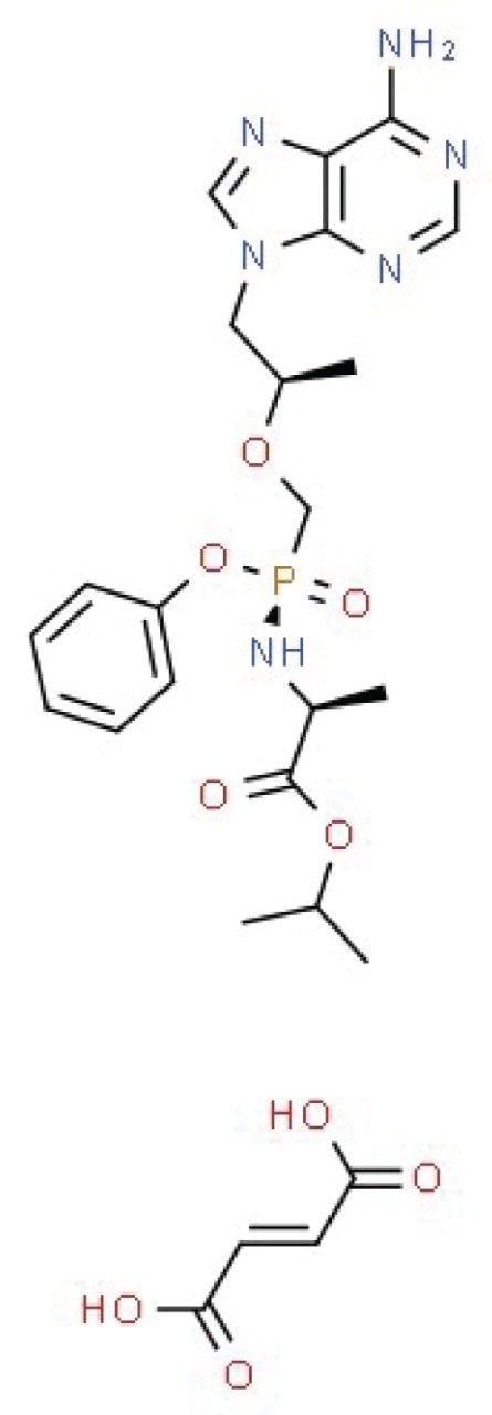 Structure of Tenofovir alafenamide fumarate (5)