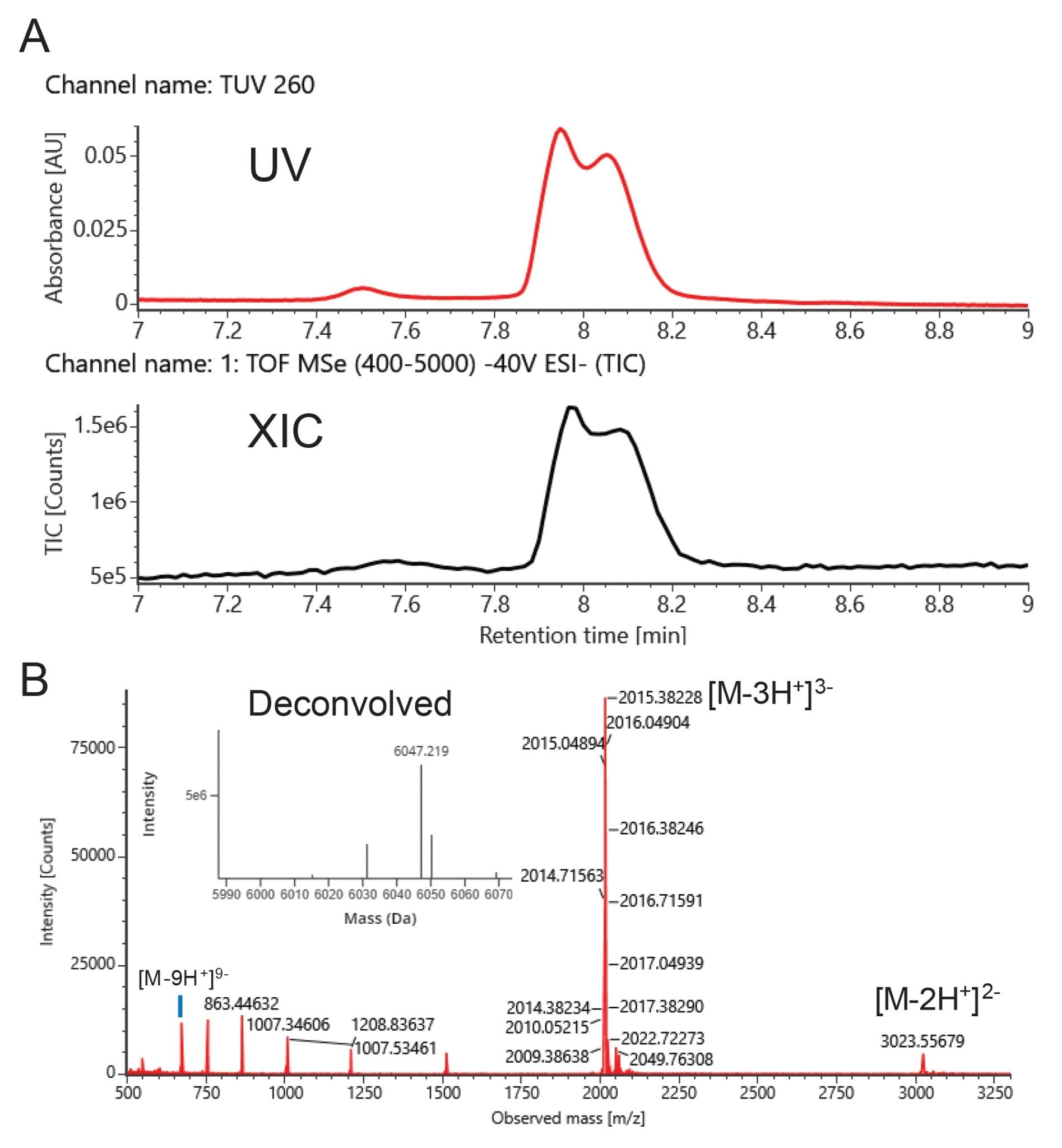 IP-RP-LC-MS analysis of the Waters Lipid Conjugated ASO LC-MS Standard