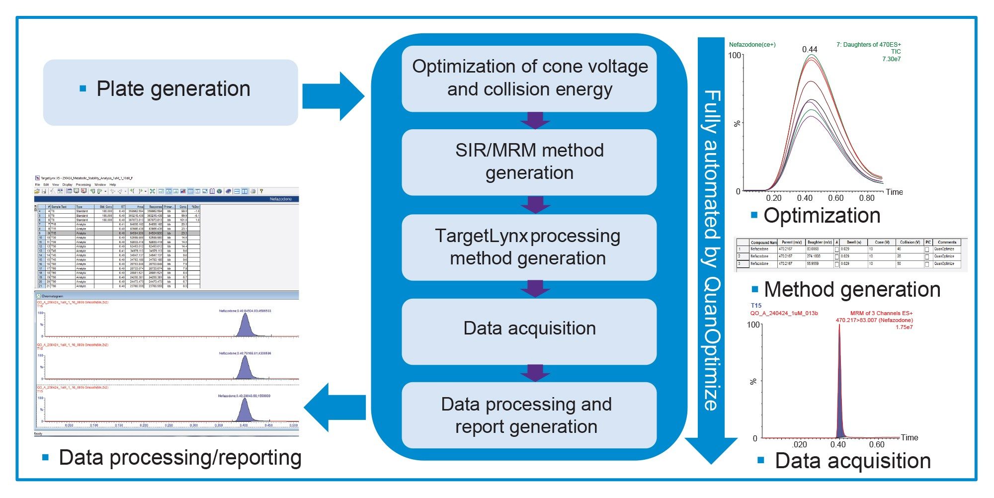 The fully automated QuanOptimize workflow