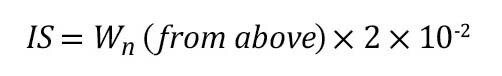 Calculate an Internal Standard (IS) factor