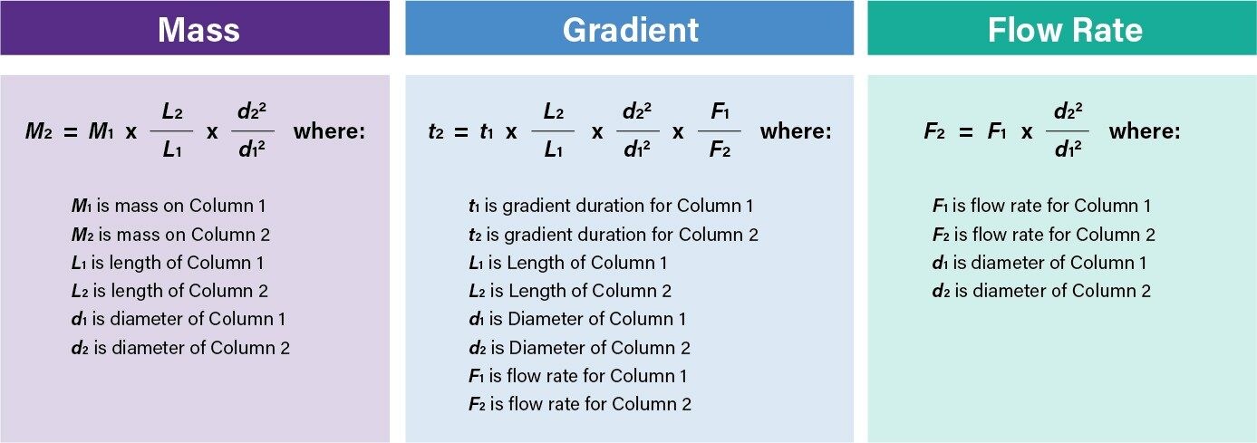 Figure 2. Scaling equations.