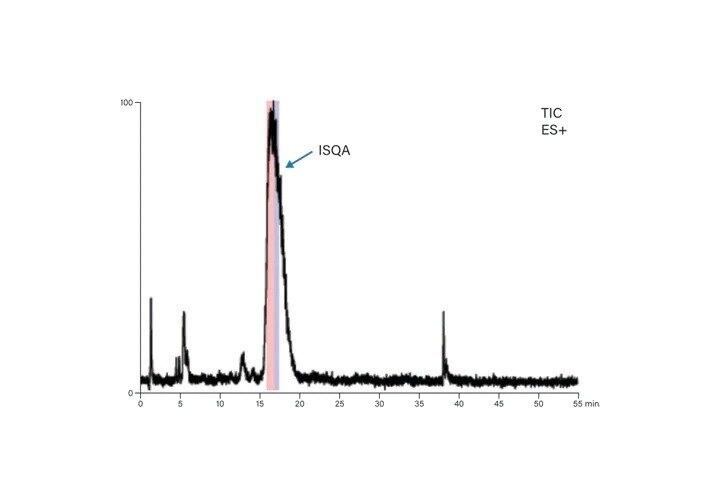 Figure 54. Preparative MS chromatogram for ISQA.